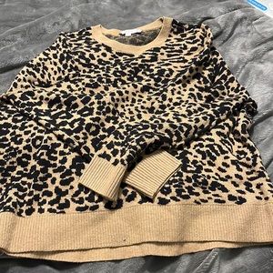 Loft Cheetah Print Sweater